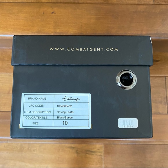 NWB Toecap Black Suede Driving Loafer for Men - Picture 6 of 9